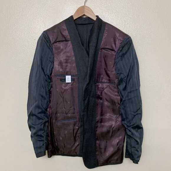 John Varvatos Star Usa Luxe Variable Tic 38 Regular Fit Suit Separate Sport Coat - Picture 7 of 8